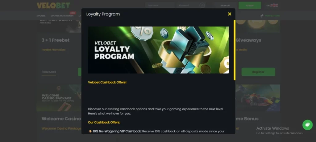 Programme VIP et récompenses de fidélité